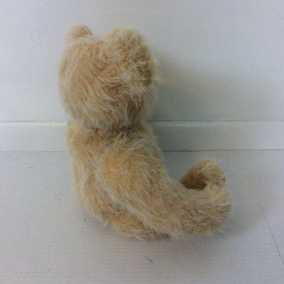 Blond Mohair Jointed Teddy Bear 1950s 16"